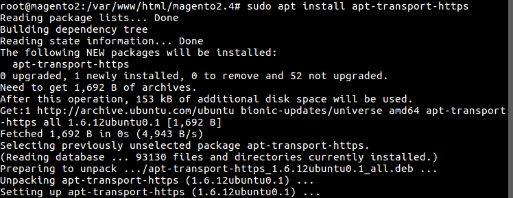 33 sudo apt install apt-transport-https