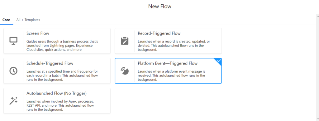 how event producers function in a Salesforce platform