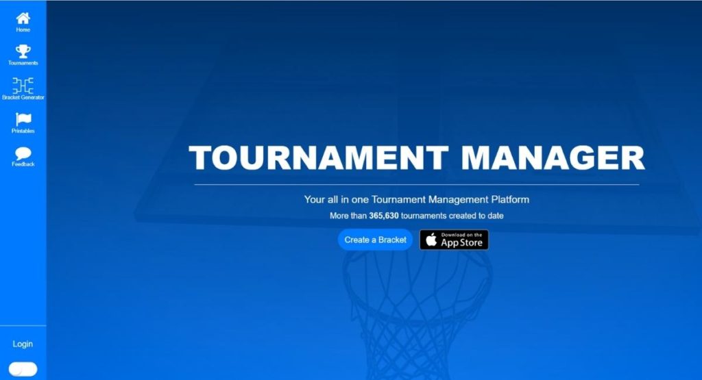 Tournament Manager Website
