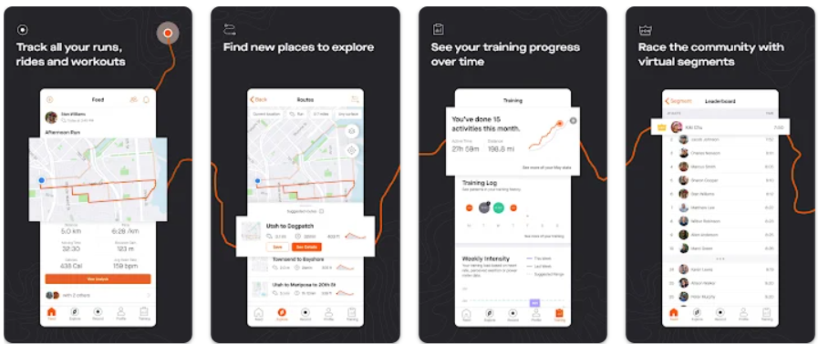Strava app