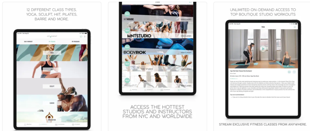 JetSweat Workout App