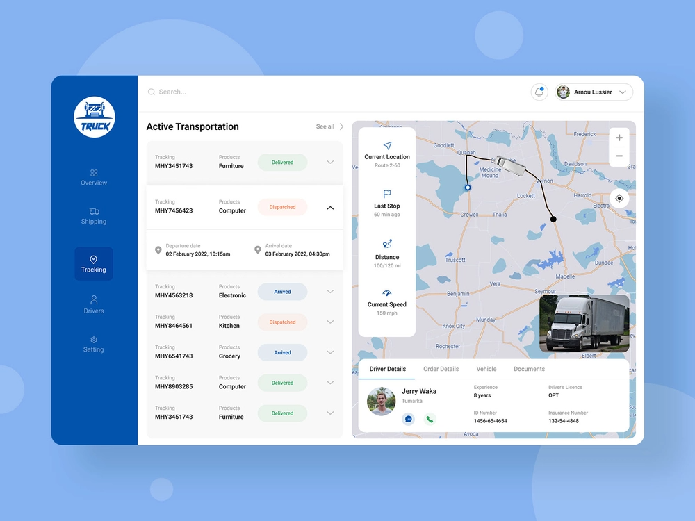 Movers and Packers App