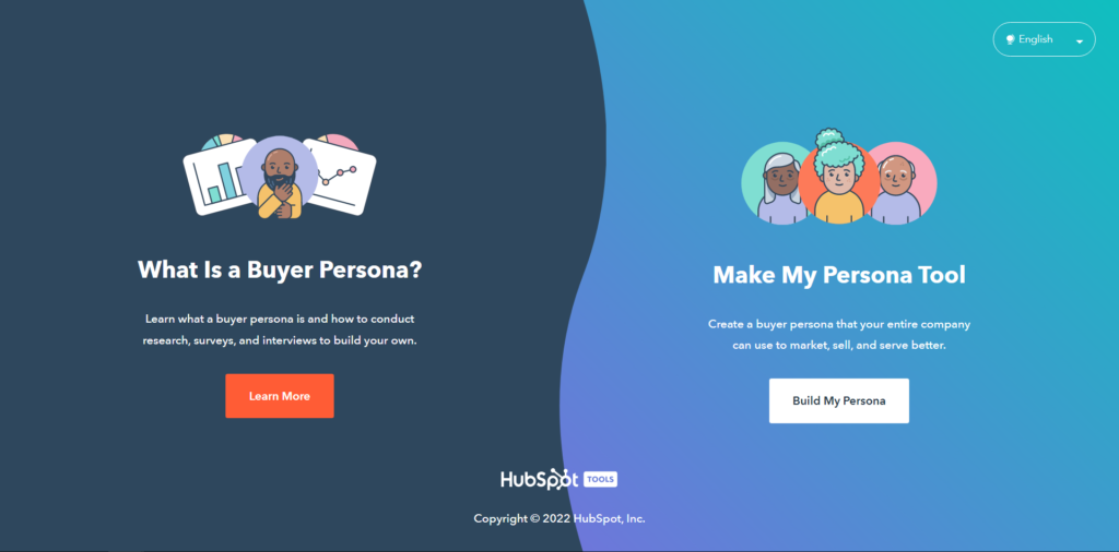 Hubspot's Make My Persona