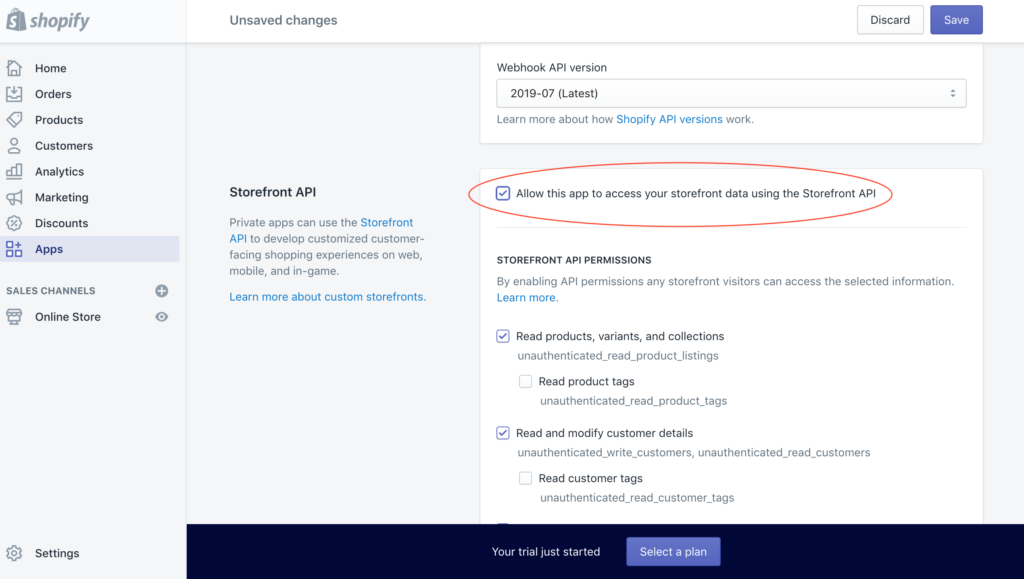 access your Shopify Store data