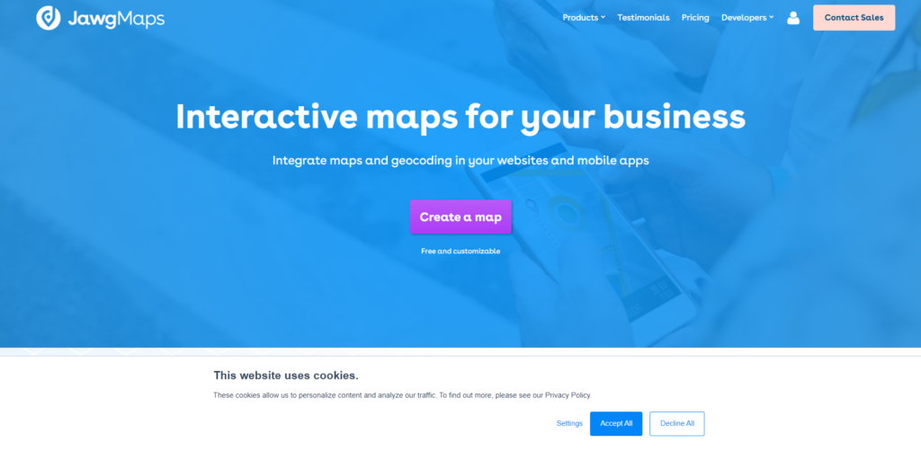 Jawgmaps API