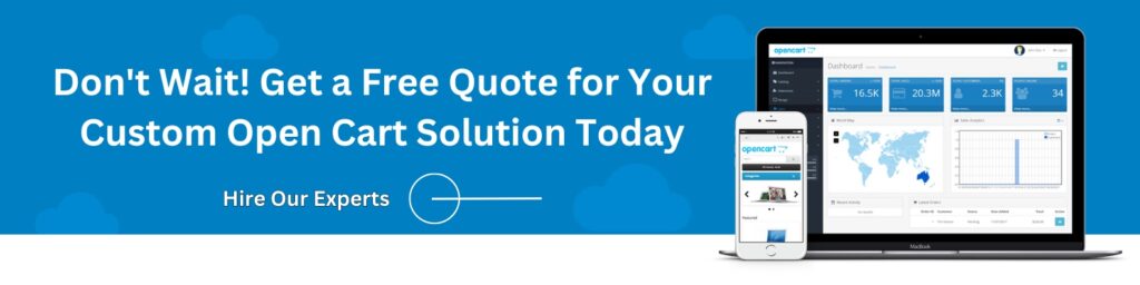 Opencart development CTA