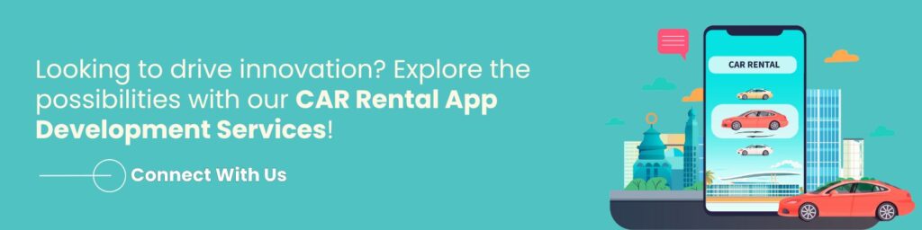 Car Rental App Development Call to action