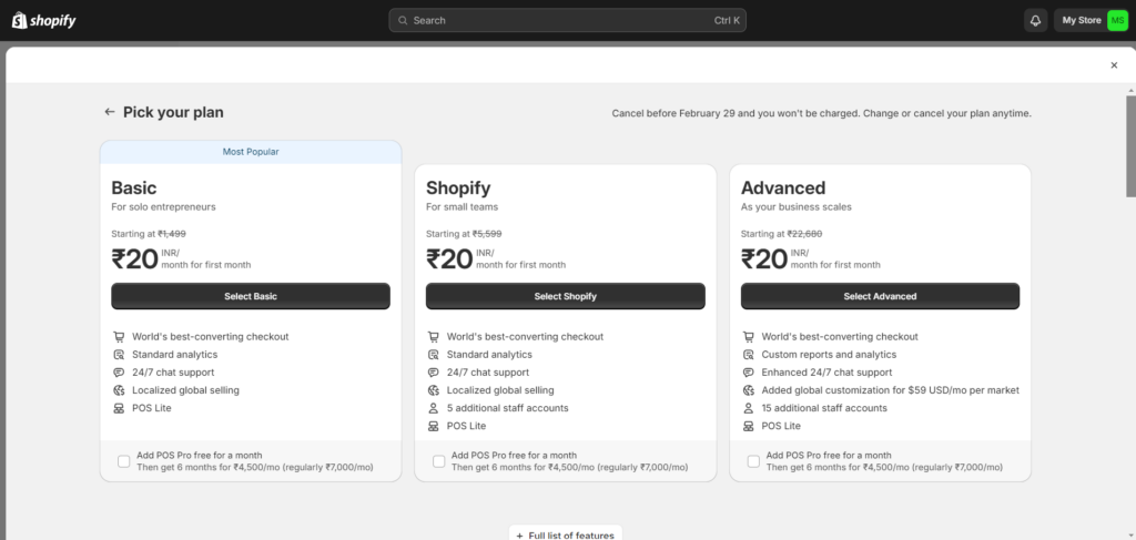 Launch your Shopify Online Store