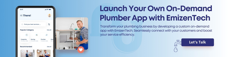 Plumber service app development cta 1