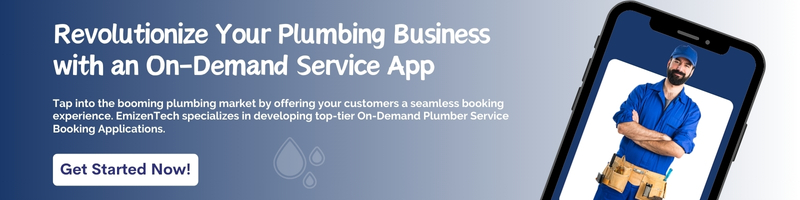 Plumber service app development cta 2