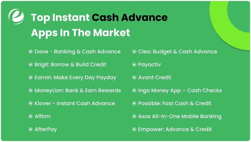 Top Instant Cash Advance Apps In The Market'