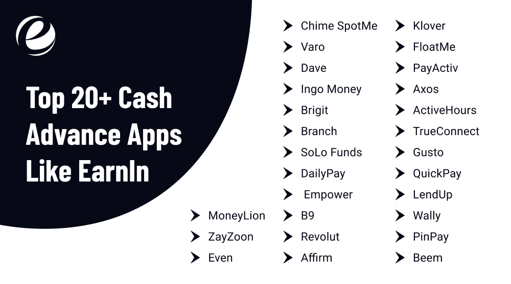 Top 20+ Cash Advance Apps Like EarnIn