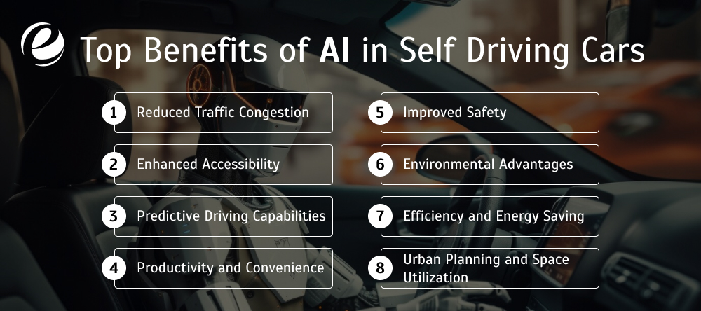 Top Benefits of AI in Self Driving Cars
