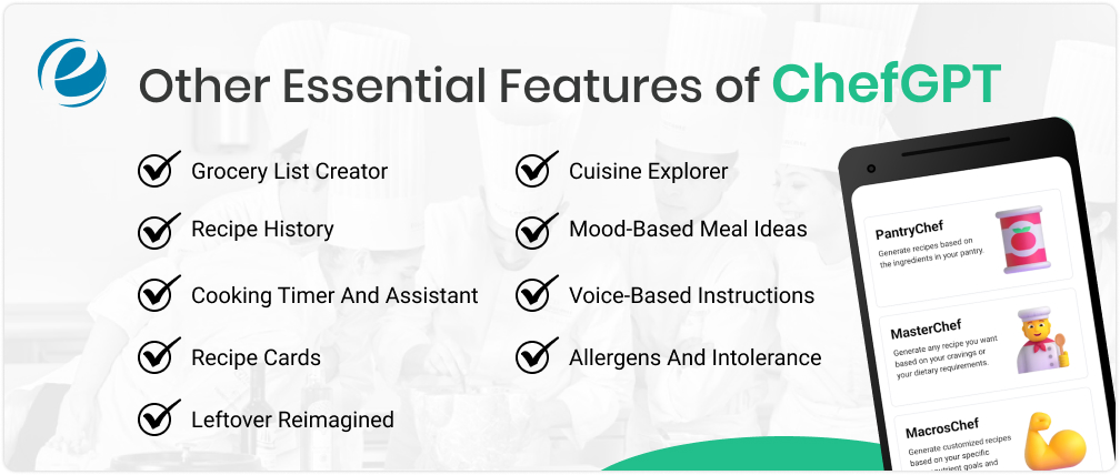 Other Essential Features of ChefGPT