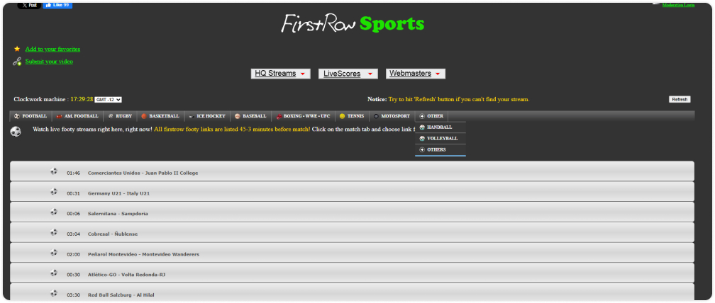 FirstRow Sports