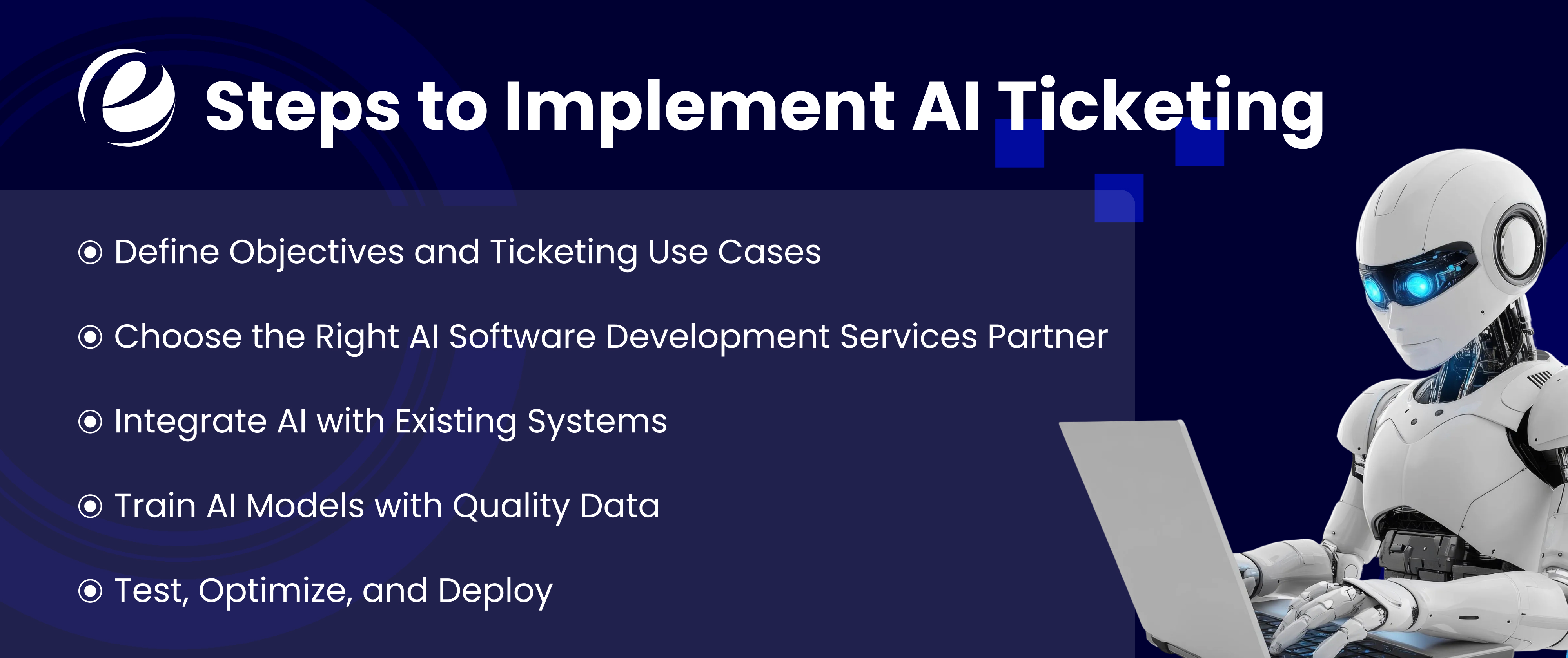 step to implement ai tickets