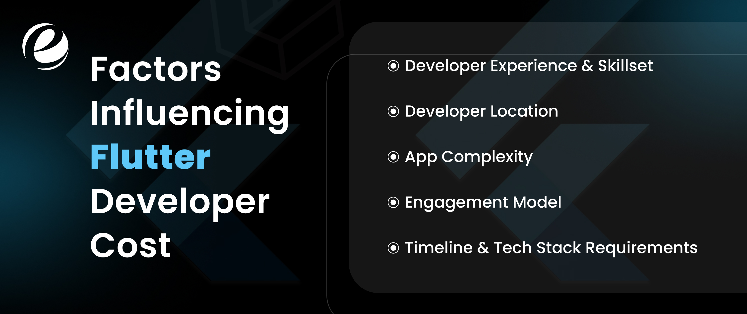 Factors That Determine the Cost to Hire Flutter Developer