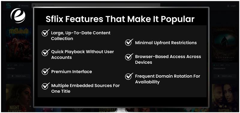 Sflix Features That Make It Popular