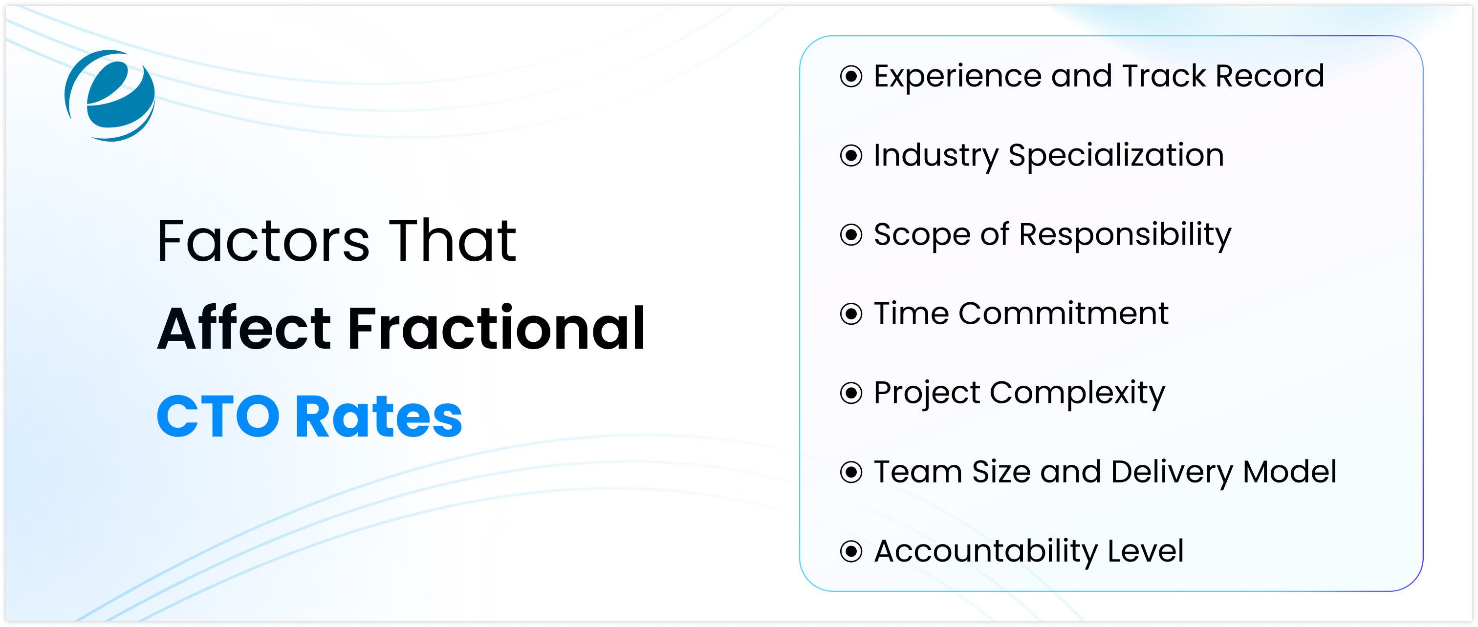 Factors That Affect Fractional CTO Rates