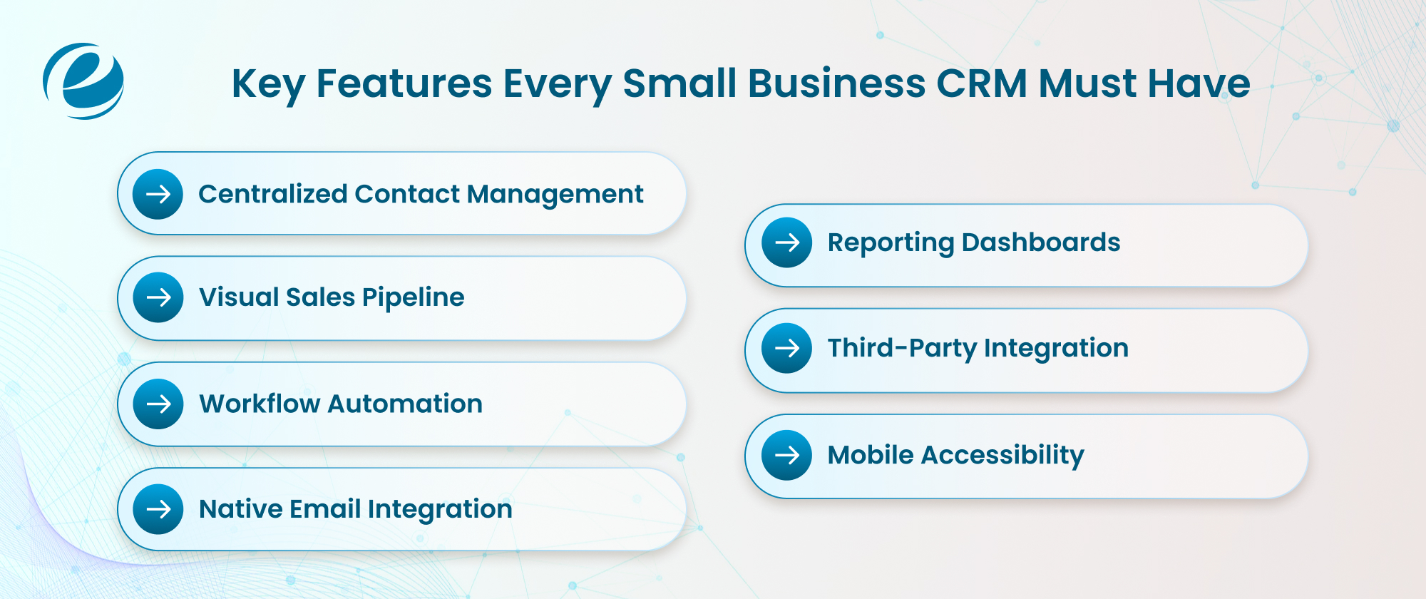 Key Feture CRM for startups