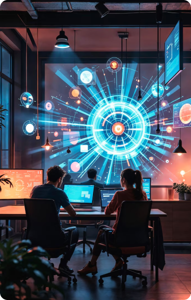 Latest Technologies IntegrationWe empower startups, enterprises, and growing businesses by integrating next-gen technologies like AI, ML, Blockchain, AR, VR, IoT, and more. These innovations ensure your mobile app remains ahead of the curve and competitive in a fast-paced digital market.