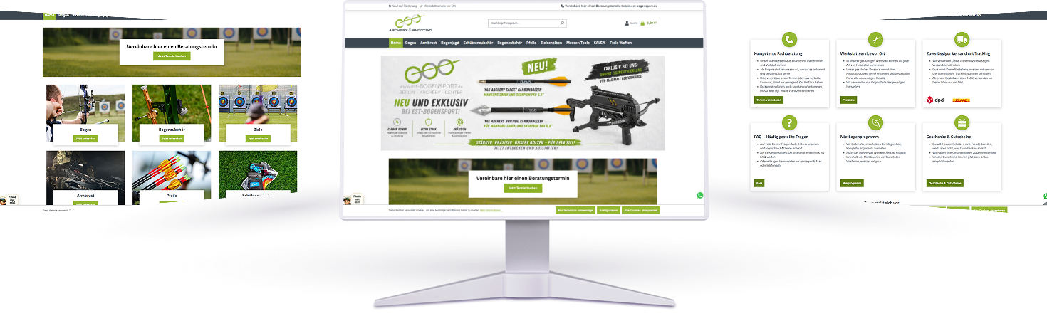 Glimpses of EST Bogensport Berlin Archery Pro Shop