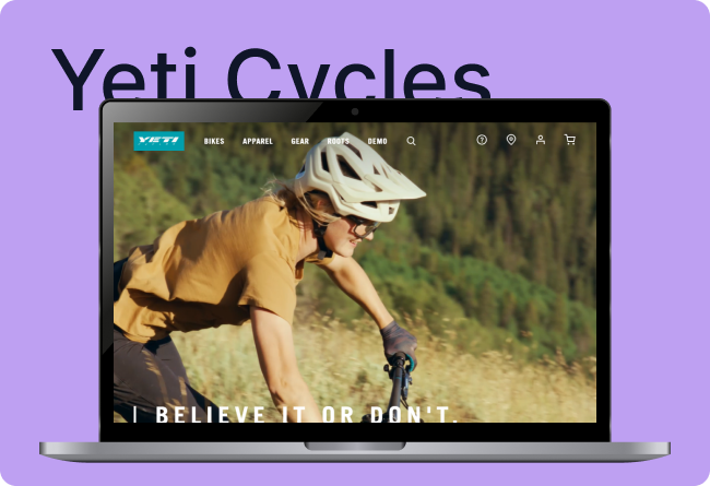 Yeti Cycles Banner
